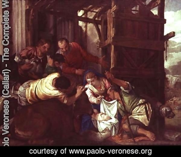 Paolo Veronese (Caliari) - Adoration of the Shepherds 3