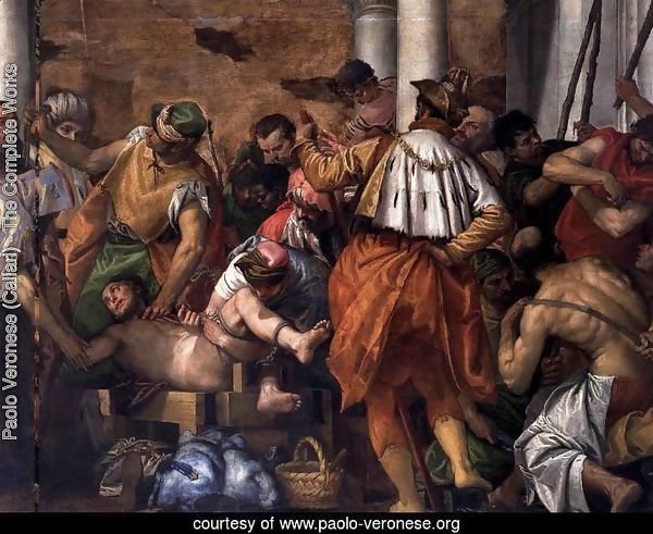Martyrdom of St Sebastian (detail)