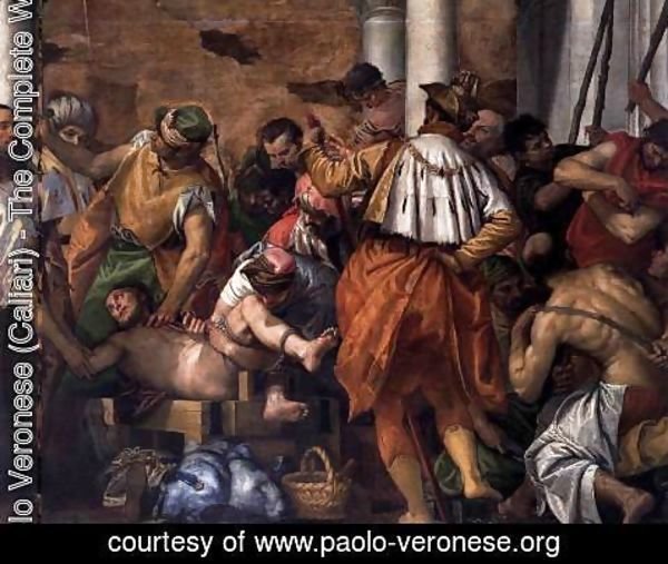 Paolo Veronese (Caliari) - Martyrdom of St Sebastian (detail)