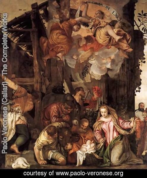 Paolo Veronese (Caliari) - Adoration of the Shepherds 5