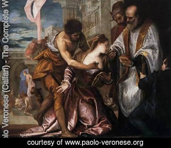 Paolo Veronese (Caliari) - The Martyrdom and Last Communion of Saint Lucy