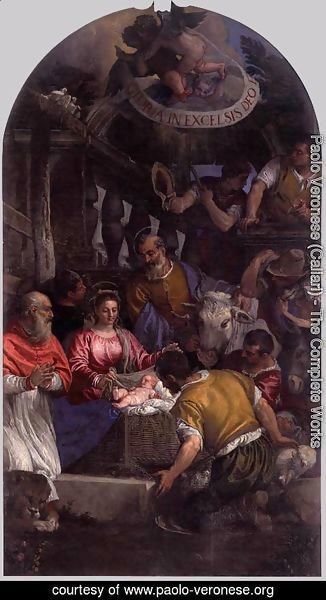 Paolo Veronese (Caliari) - Adoration of the Shepherds 6