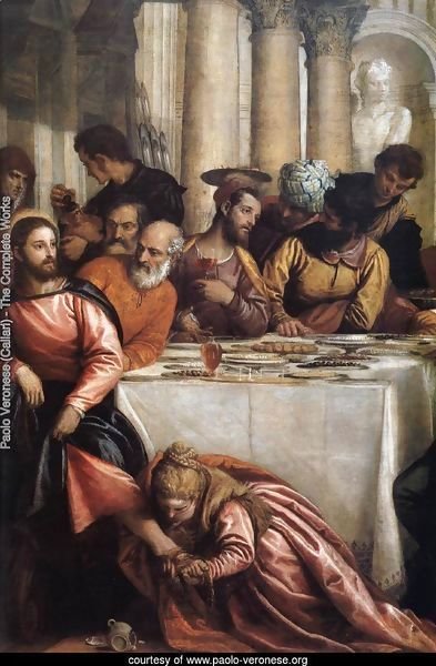 Feast at the House of Simon (detail) 2 by Paolo Veronese (Caliari ...