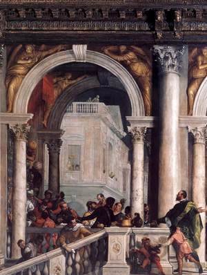 Paolo Veronese (Caliari) - Feast in the House of Levi (detail)