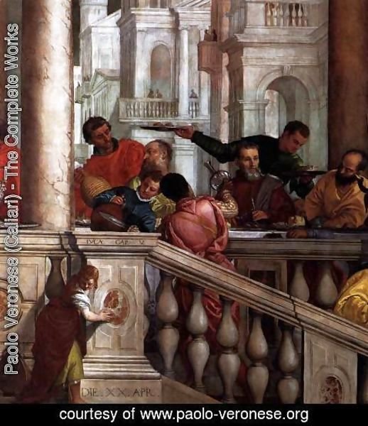 Paolo Veronese (Caliari) - Feast in the House of Levi (detail) 7