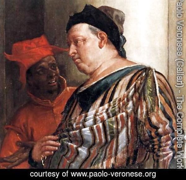 Paolo Veronese (Caliari) - Feast in the House of Levi (detail) 8