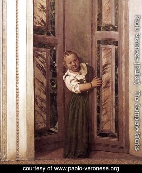 Paolo Veronese (Caliari) - Girl in the Doorway