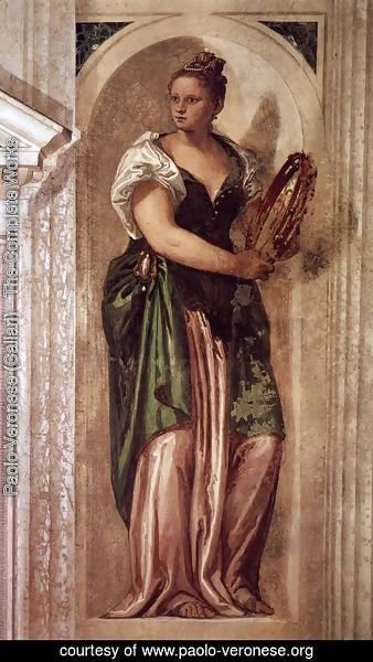 Paolo Veronese (Caliari) - Muse with Tambourine