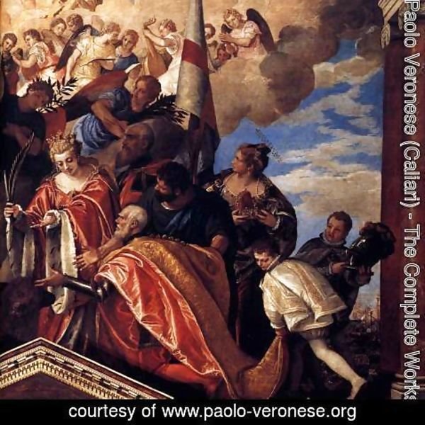 Paolo Veronese (Caliari) - Votive Portrait of Doge Sebastiano Venier (detail) 2
