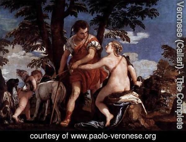 Paolo Veronese (Caliari) - Venus and Adonis