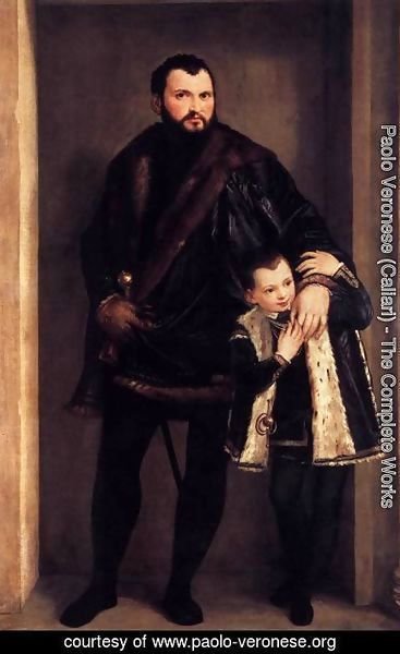 Paolo Veronese (Caliari) - Portrait of Count Giuseppe da Porto with his Son Adriano