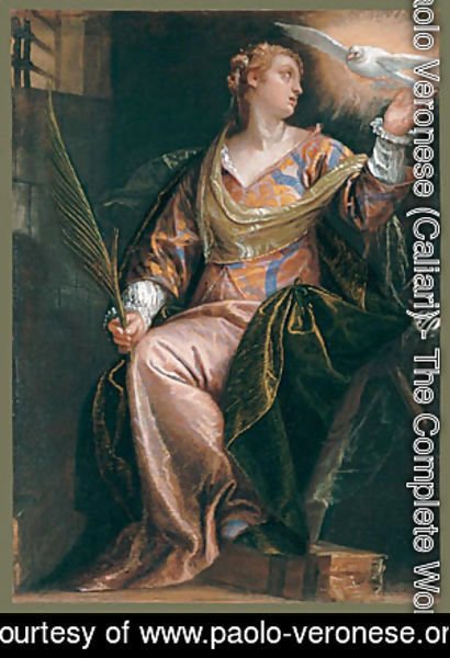 Paolo Veronese (Caliari) - Saint Catherine of Alexandria in Prison ca 1580