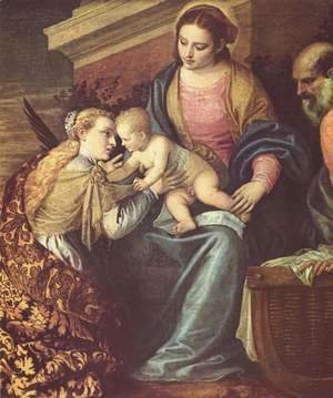 Paolo Veronese (Caliari) - Mystic Marriage of St Catherine 2