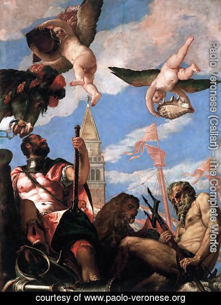 Paolo Veronese (Caliari) - Mars and Neptune